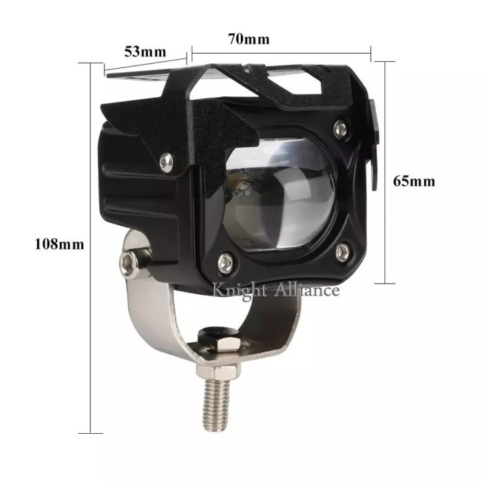 LED Lampu tembak Laser Foglamp D6K SUPERBRIGHT Hi LOO Motor Mobil HJG