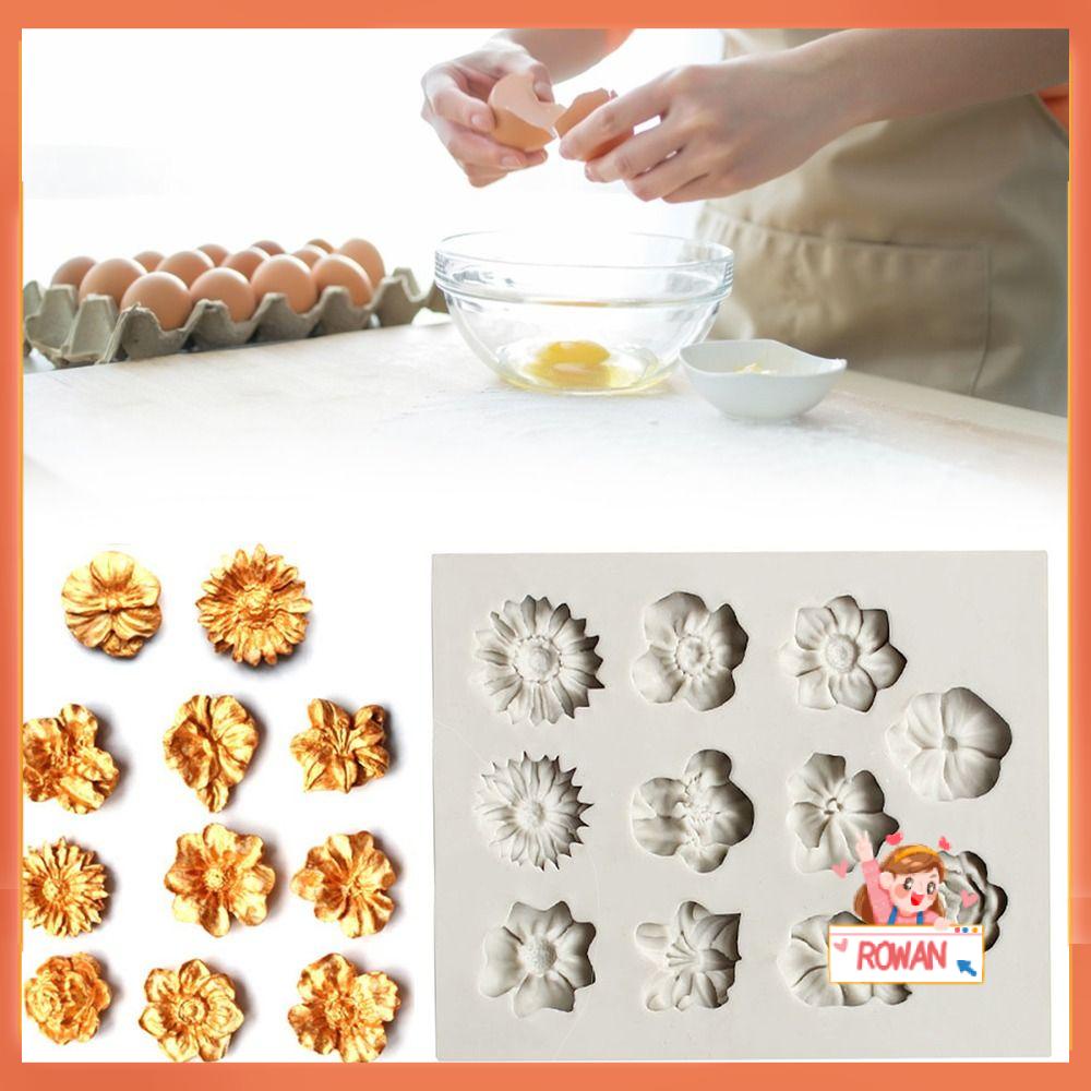 R-FLOWER Cetakan Silikon Perlengkapan Pernikahan Clay Tools Untuk Baking DIY Craft 3D Art Wax Mold