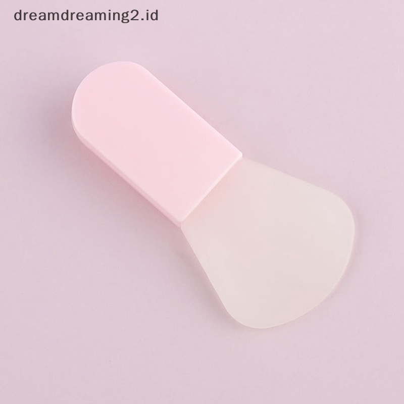 (drea) 3pcs /Box Mini Silicone Face Mask Brush Lembut Masker Tongkat Alat Makeup Lumpur Wajah //