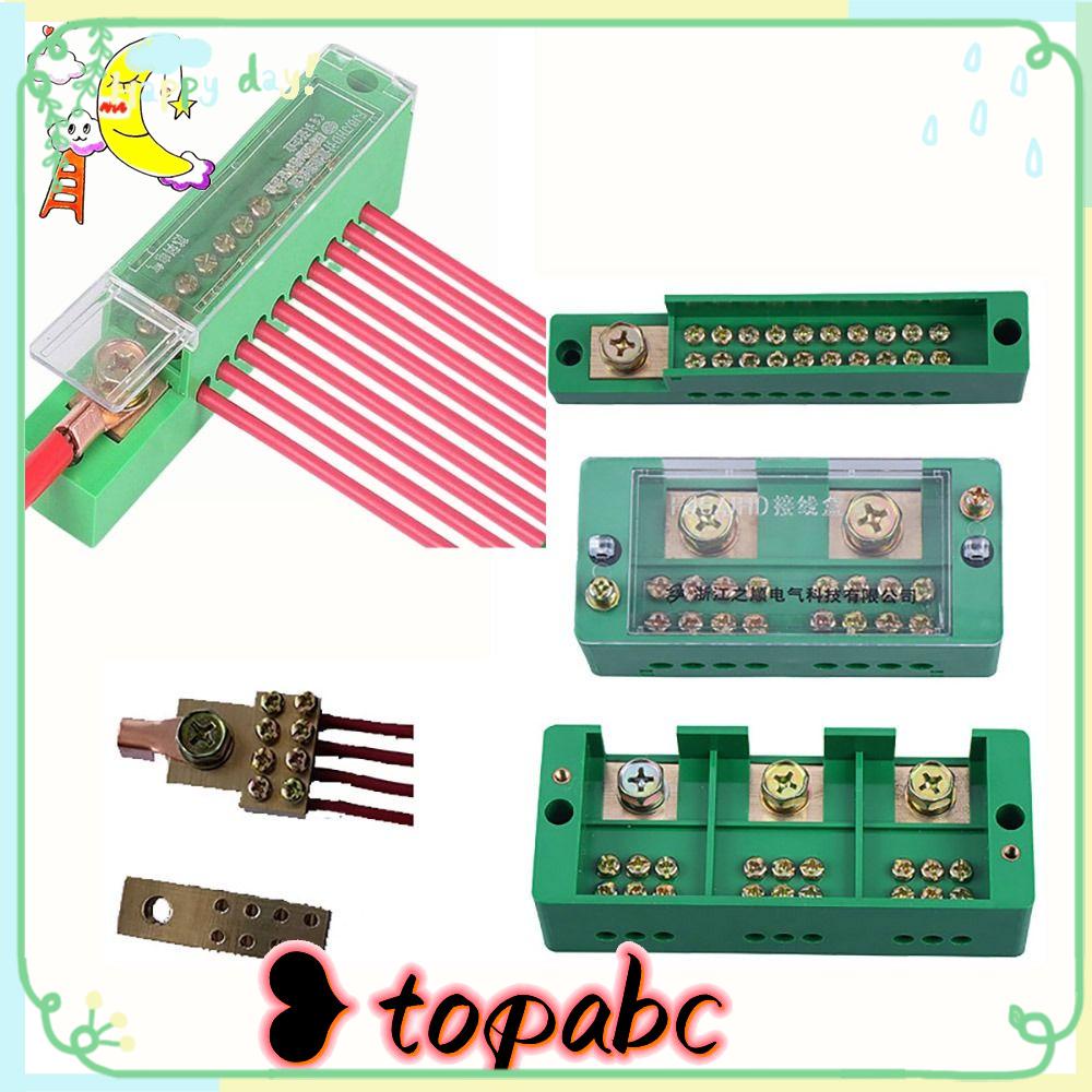 TOP Junction Box 220V Retardant Cabinet Wire Terminal Block Kotak Terminal Keluar