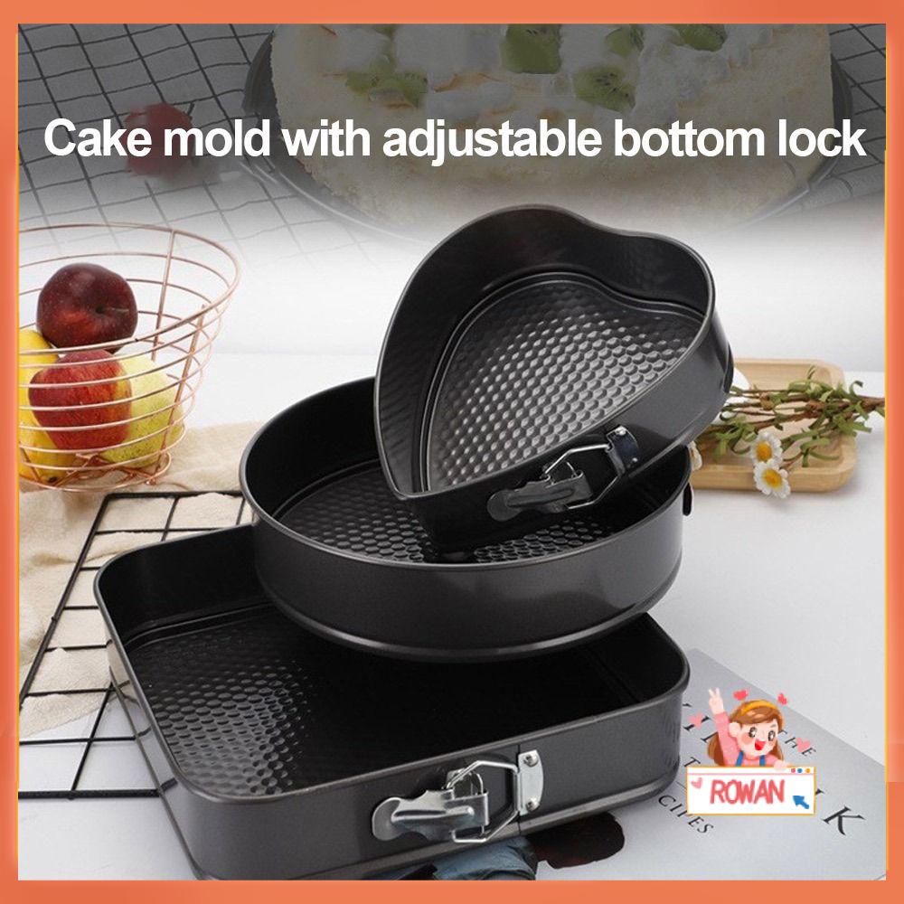 R-FLOWER Adjustable Bottom Baking Pan New Carbon Steel Anti Lengket Honeycomb Bottom