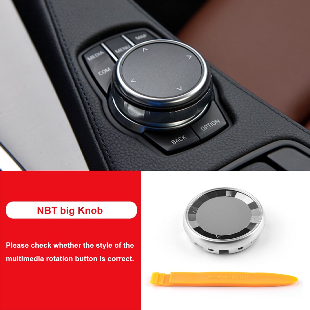 Bmw idrive Car Multimedia Button Cover Knob Frame Trim Untuk BMW F36 F10 F20 F30 F34 F40 X1 X3 F25 G01 G30 G20 X5 G05 F15 E70 F32 F48