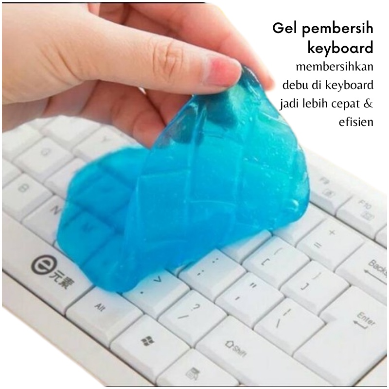 GOS - E112 - Gel Pembersih Keyboard - Pembersih Debu Keyboard Smartphone Remote