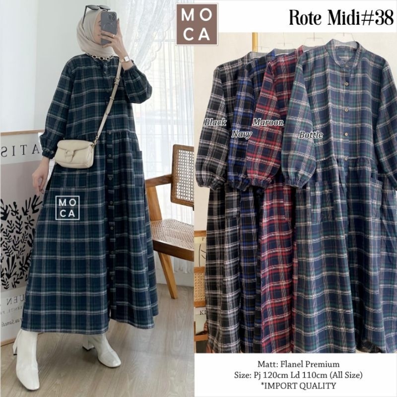 ROTE MIDI #39 ORI MOCA | Ld120 Flanel Premium