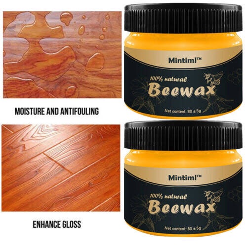 GOS  -J108- Beewax Pengkilap Kayu - Pembersih Furniture Kayu - Lilin Gel Lebah Alami Tahan Lama