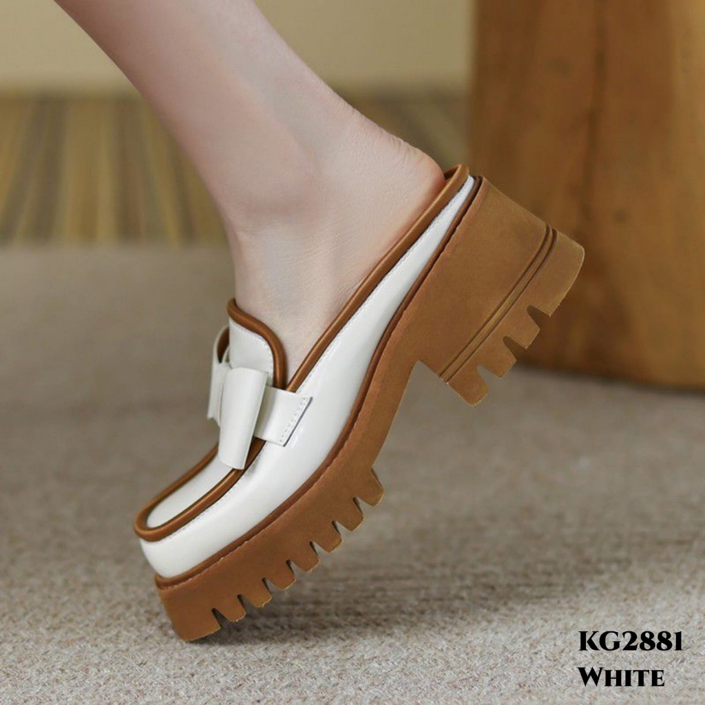 PRF Sneakers Wedges Slop Import Fashion Korea  KG2881