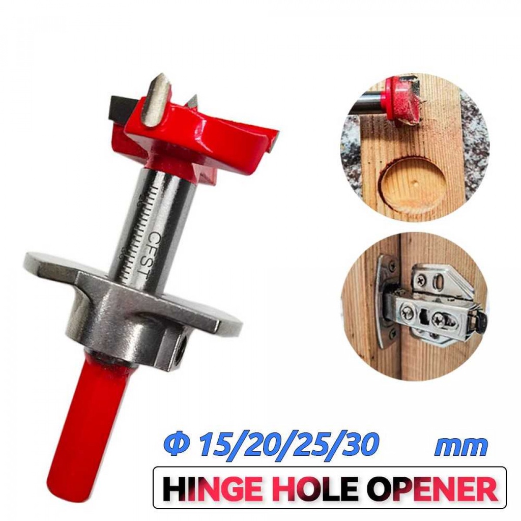 Mata Bor Pelubang Kayu Presisi Tungsten Carbide Hinge Borring Bit