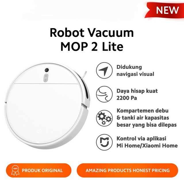 XIAOMI Robot Vacuum Cleaner E10 GARANSI RESMI - MI Robot Penyedot Debu