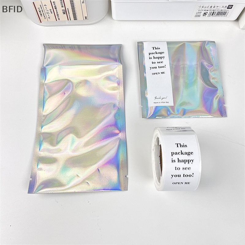 [BFID] 10pcs Horaphic Rain Flat Foil Mailing Amplop Resealable Odor Proof Bags Self Adhesive Bags Untuk Kurir Penyimpanan Paket Hadiah [ID]