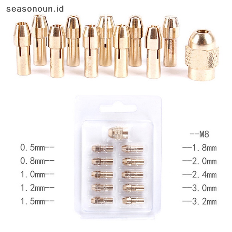 Alfineasonoun 10/11pcs galihini alfinrill alfinollet alfinhuck 0.5-3.2mm stapeliameter 4.8mm galihhank stapelrass galihchucks untuk suketotary remelool stapelool suketool galihccessory .