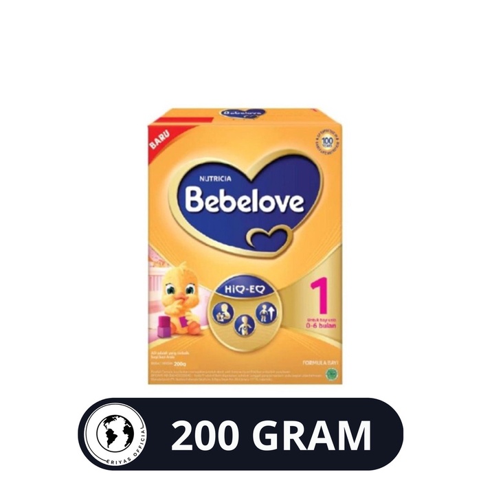 Susu Bebelove 1 Nutricia untuk 0-6 Bulan 200 Gr Gram