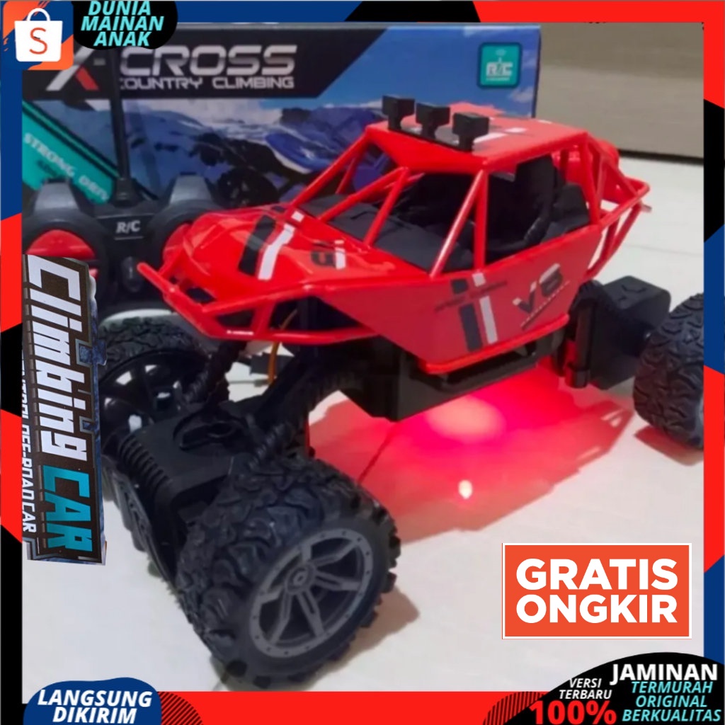 RC Rock Crawler speed Climbing Off Road  Remote Control Offroad Truck Mainan Mobil Remote Kontrol