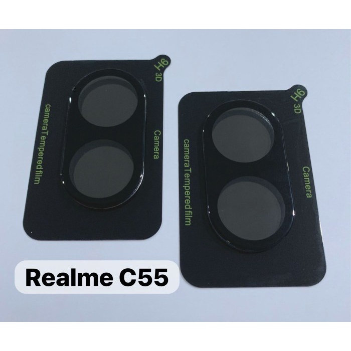 FULL FRAME 9H Realme C53/C55 Tempered Glass Camera Protector Pelindung