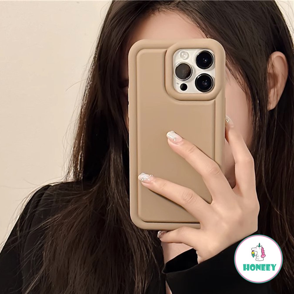 IPHONE Casing Ponsel Morandi Vintage Kompatibel Untuk Iphone14 13 12 11 Pro Max 14 Pro Max Shockproof Matte Liquid Silikon Lembut TPU Belakang Ponsel Cover