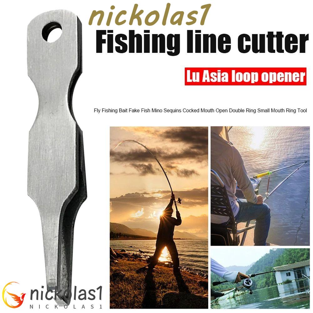 NICKOLAS1 Pemotong Pancing Multi Fungsi Tahan Lama Alat Pancing Line Nipper Pin Fly Fishing Tang Hook Pembersih Mata