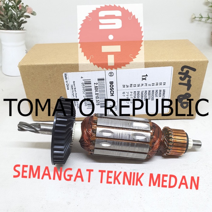 Murah ARMATURE ANGKER MESIN JIGSAW GST80PBE GST80PB GST 80 PBE BOSCH VGD782