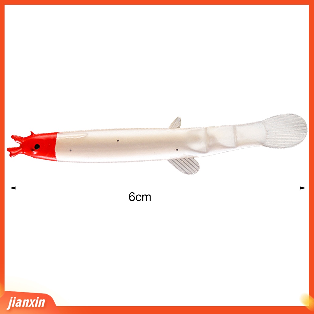 (In Stock) 5Pcs 6cm /1.4g Umpan Pancing Simulasi Kulit Hidup Warna Cerah Fleksibel Reusable Atraksi Ikan Universal Mini Buatan Loach Lembut Snakehead Umpan Peralatan Memancing