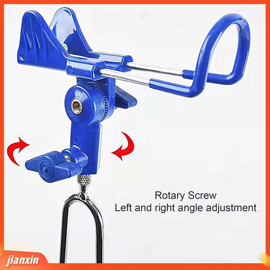 (In Stock) Pancing Holder Portable 360derajat Adjustable Anti Gores Anti Karat Lepas Pasang Tiang Memperbaiki Stainless Steel Dual Use Hand Sea Pole Ground Stake Alat Pancing