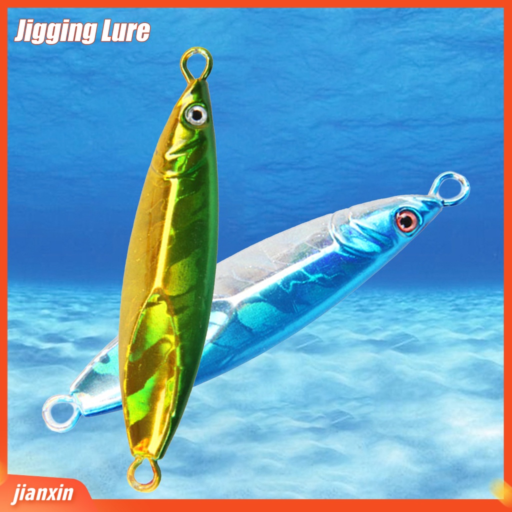 (In Stock) 30g Melancarkan Umpan Pancing Vivid Anti Korosi Weighted Jigging Lure Untuk Angling