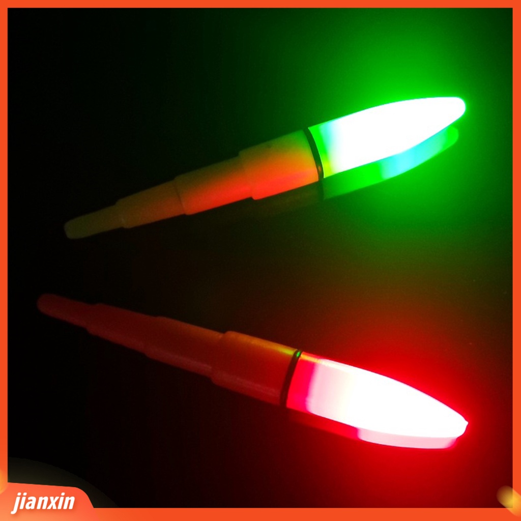 (In Stock) 10Pcs Lampu Ekor Apung Portabel Efek Bagus Aplikasi Luas Stik Glow Pelampung Mini Ringan Untuk Memancing Malam Hari