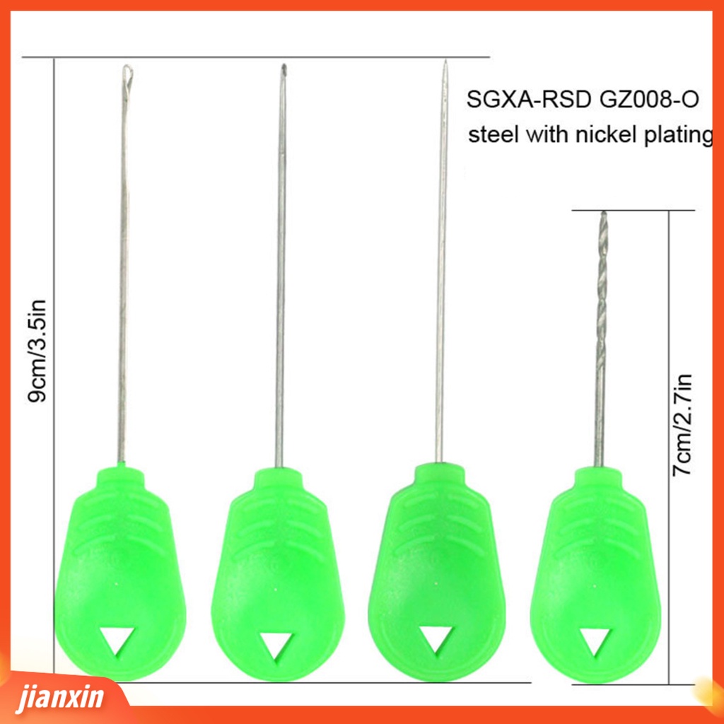 (In Stock) 1set Jarum Umpan Mini Anti Cacat Set ABS Pengerjaan Halus Baiting Needle Set Untuk Angling