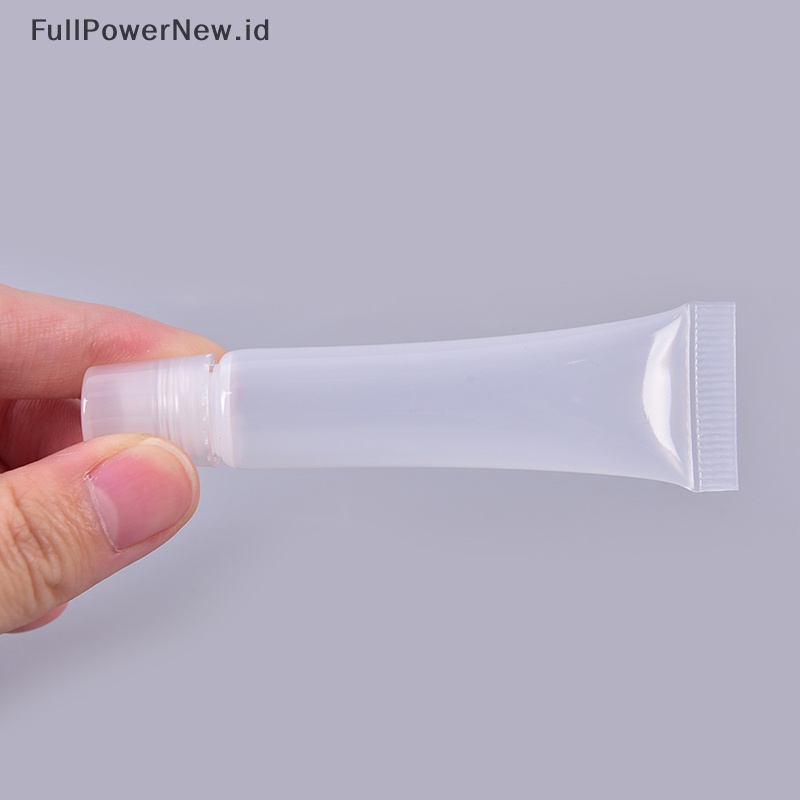 Power 20pcs 8ml Tabung Bibir Kosong Lip Balm Makeup Lembut Pencet Bening Lip Gloss ID