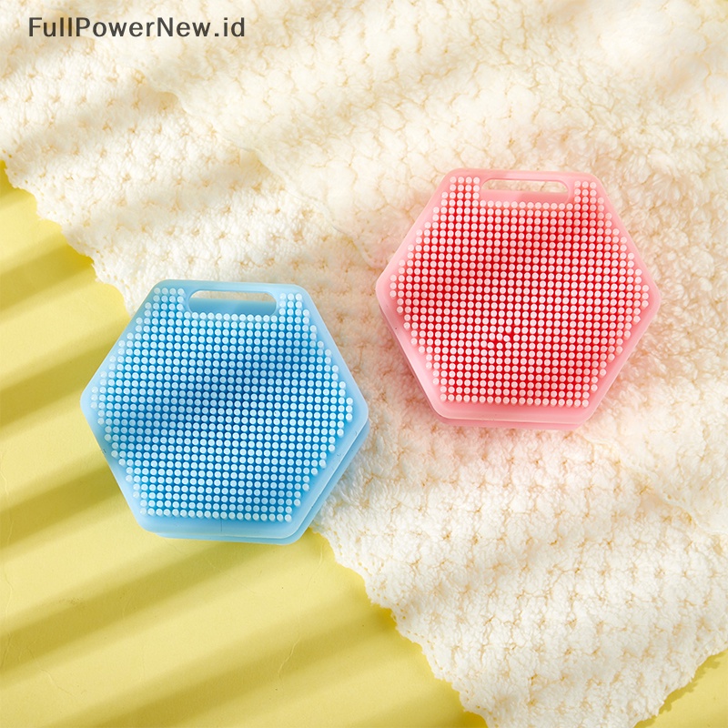 Power Sikat Pembersih Wajah Silikon Alat Pijat Scrubber Cleanser Facial Washer Scrubber ID