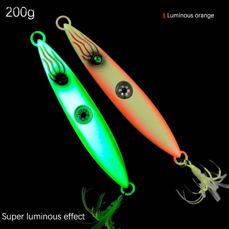 Selip Super Terang Peledak Kedip Plat Besi Laut Perahu Mancing Ikan Full Night Light Belt Ikan Plat Besi Dilengkapi Dengan Lampu Perangkap Ikan Cumi Cumi 100g 120g 150g 200g SKK