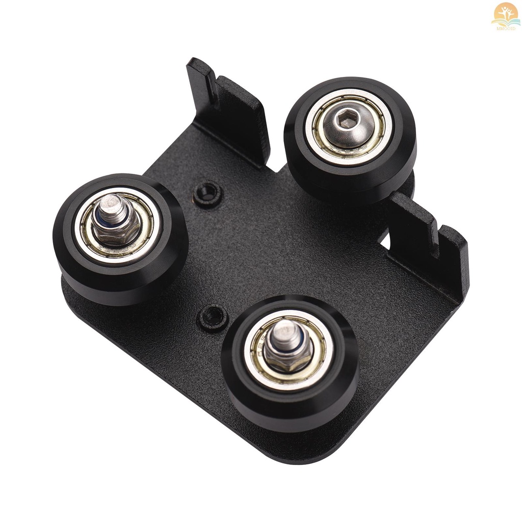 In Stock 3D Extruder Back Support Plate Dengan Pulley 3D Printer Parts Aksesori Extruding Backplate Untuk Ender 3ender 3X Pro CR-10 CR-10S S4 S5 Series 3D Printers 1Pcs