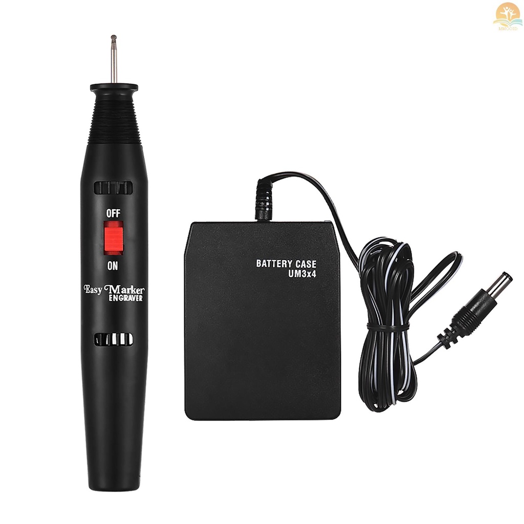In Stock Portabel Presisi Elektrik Ukiran Pen Engraver DIY Mengukir Graver Mesin Alat Tenaga Baterai Dengan Mata Ujung Berlian Yang Kuat Untuk Perhiasan Logam Plastik Kaca Keramik Sto