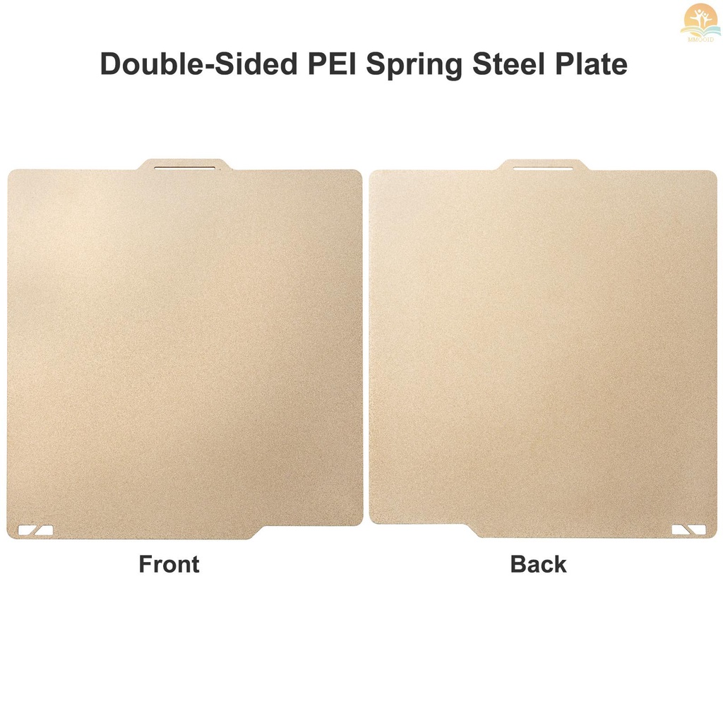 In Stock Plat Baja PEI Spring Dua Sisi PEI 257x257mm Dengan Finishing Bertekstur Kerataan Daya Rekat Ultra-high Conpatible Dengan FDM 3D Printer Bambu Lab X1/P1P Cocok Untuk PLA /ABS/TPU/TE