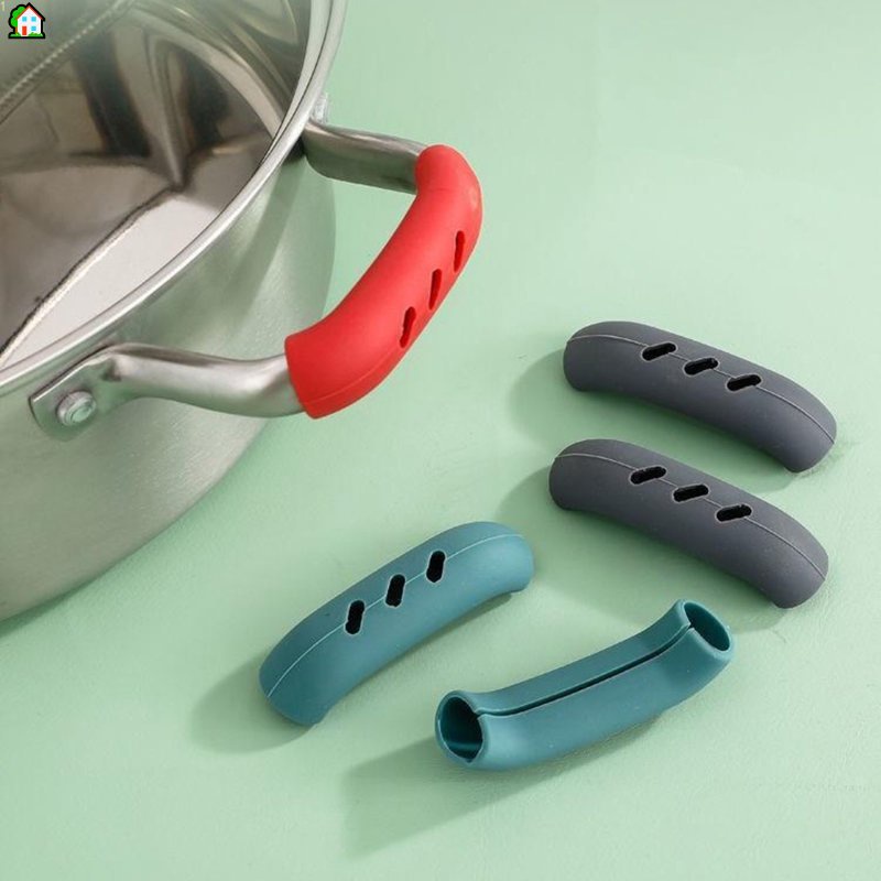 Sarung Gagang Panci Silicone Anti Panas Handle Gagang Wajan Dapur Anti Slip