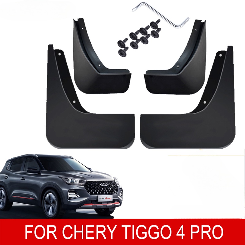 Untuk Chery Tiggo 4pro 2022 2023 Mud Flap Mudflap Depan Belakang Spakbor Anti-Splash Mudguards Khusus Penjaga Splash Aksesoris Mobil