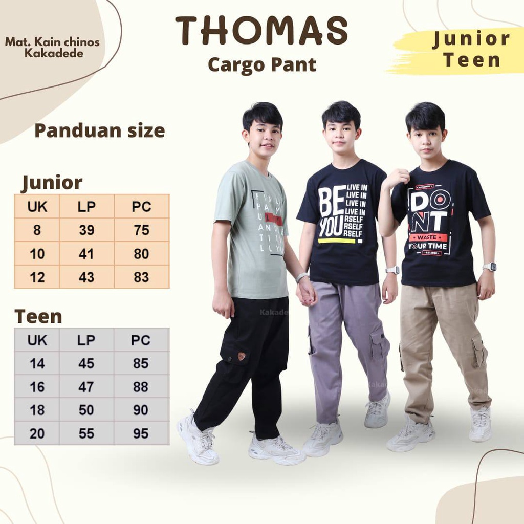 Thomas Pant Cargo by Kakadede