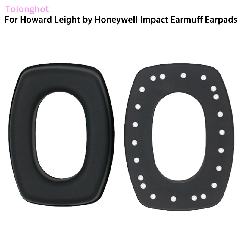 Tolonghot&gt; 2PCS Pengganti Kulit Earpads Cup Cushion Untuk Howard Leight by Honeywell Impact Earmuff Earpads Aksesoris well