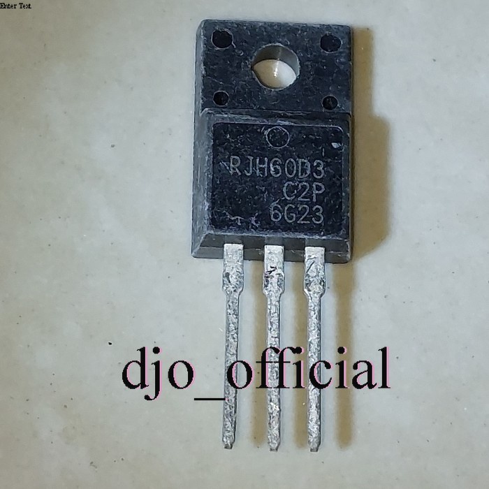 RJH60D3 RJH 60D3 RJH6OD3 IGBT Mosfet N-Ch 17A 600V To-220f Transistor