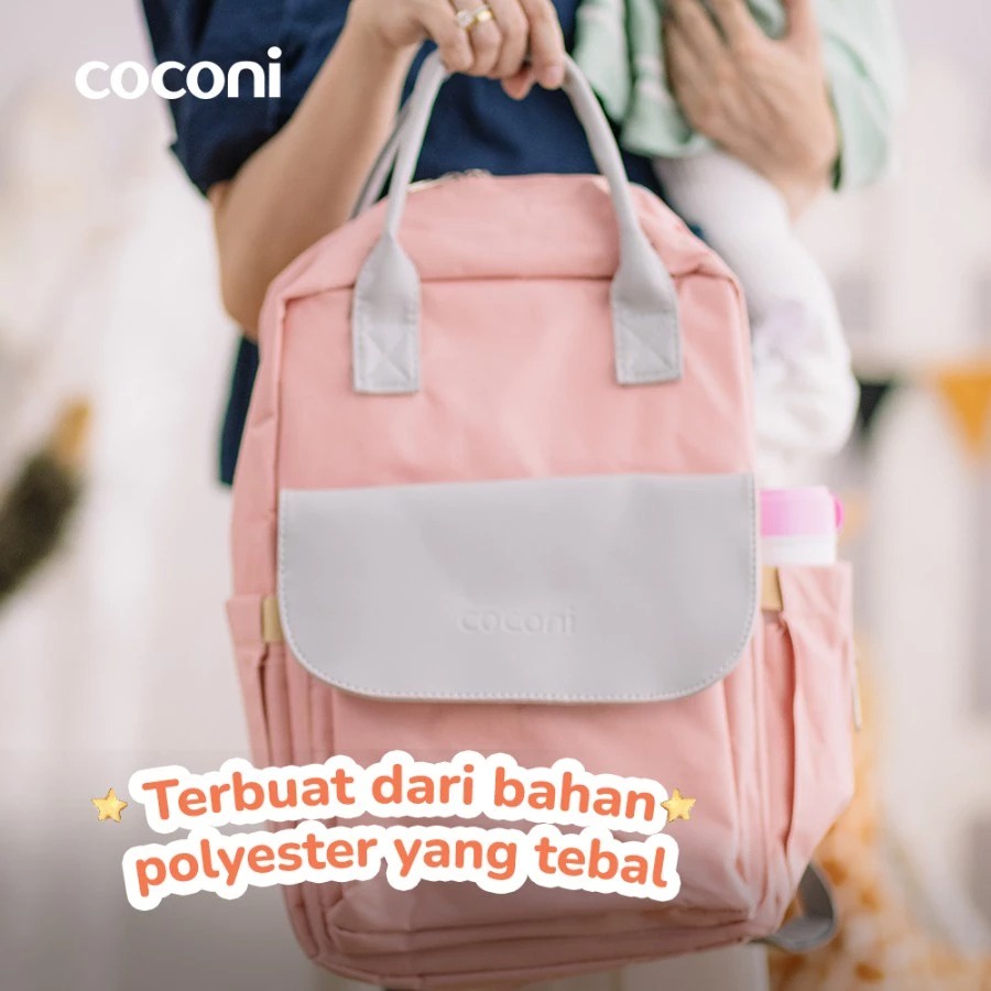 COCONI Mommy Diaper Bag | Tas Ransel Perlengkapan Bayi