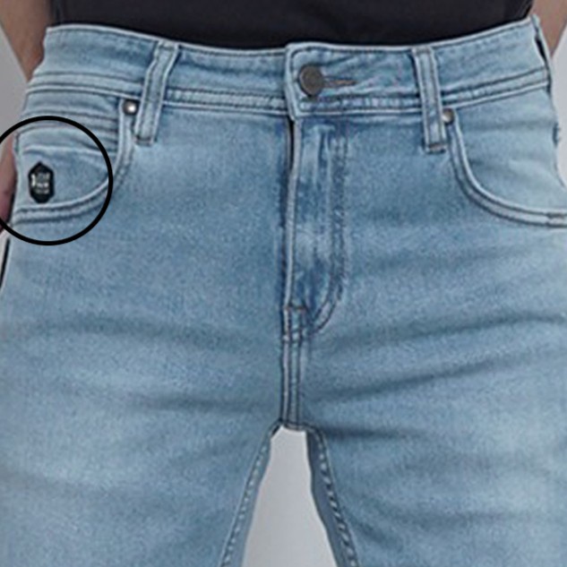 Celana Jeans  Voice Man Slim Fit Biru Light - 29