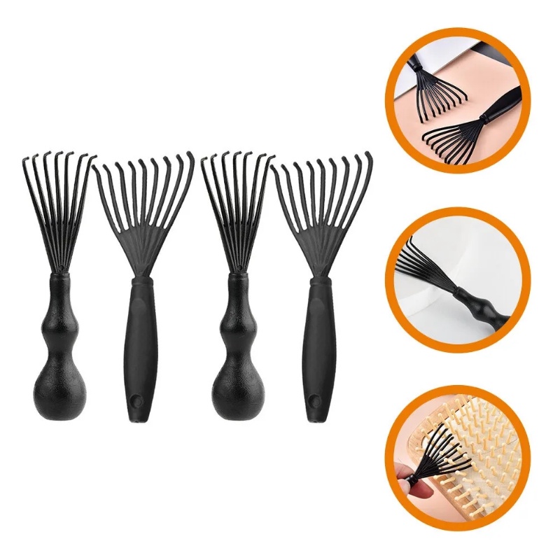 [Fitur] 1pc Airbag Alat Pembersih Sisir Rambut/Pembersih Sisir Portable/Hair Remover/Sikat Rambut Tertanam/Massage Comb Claw/Aksesoris Sisir/Perlengkapan Styling Salon