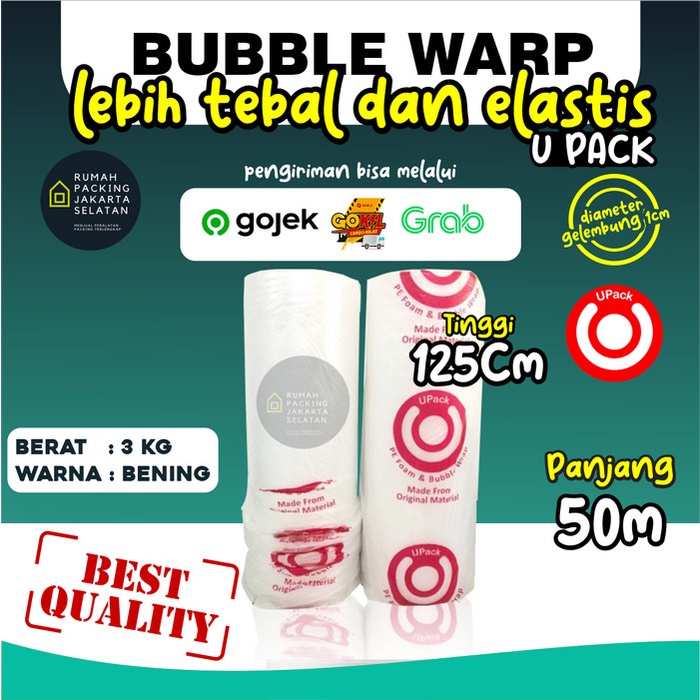 

Bubble Wrap Murah Upack - Bening
