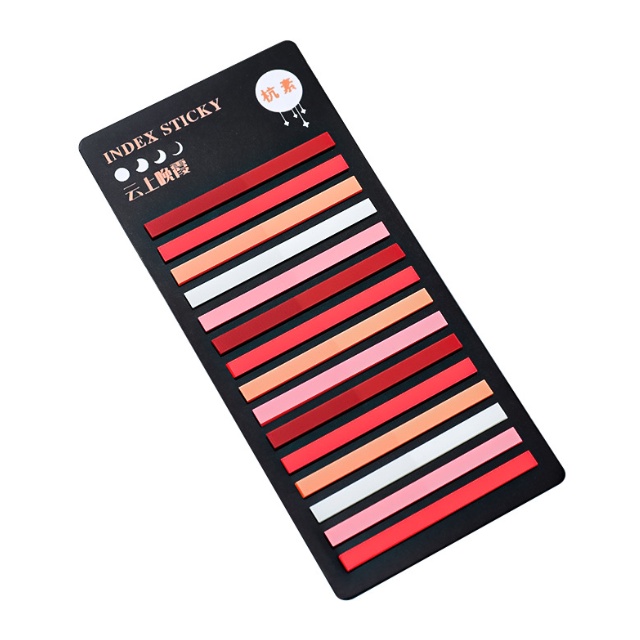 

J2 - Index sticky notes strip PET Memo tempel 15 Set