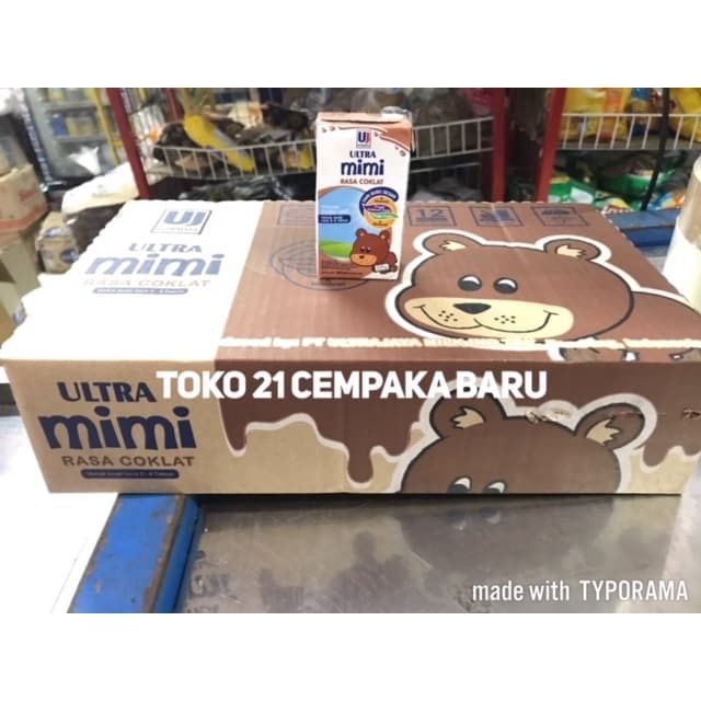 

Susu UHT Ultra Mimi COKLAT 125ml 1 KARTON | COKELAT CHOCOLATE 125 ml