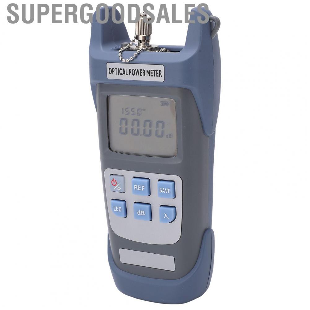 Supergoodsales Optical Fiber Power Meter Optic Cable Tester-50-+26dbm With  Light New