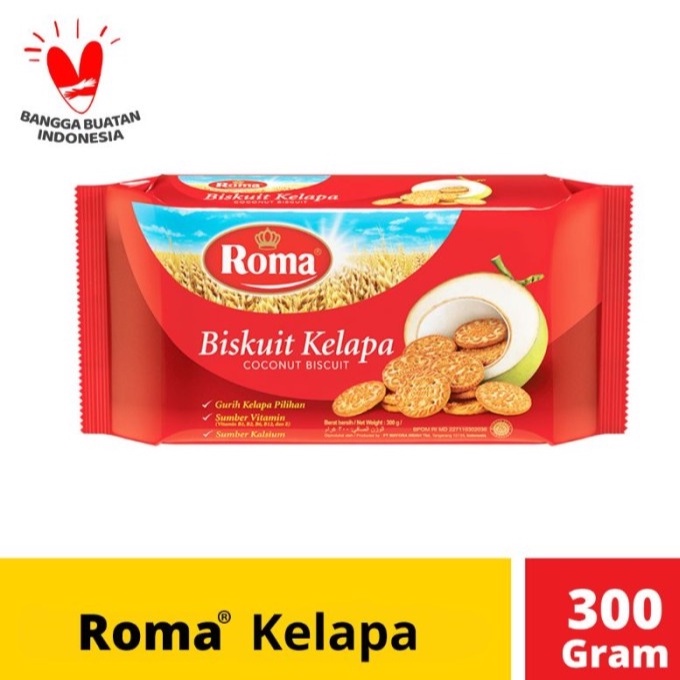 

Roma Biskuit Kelapa 300gr ORIGINAL