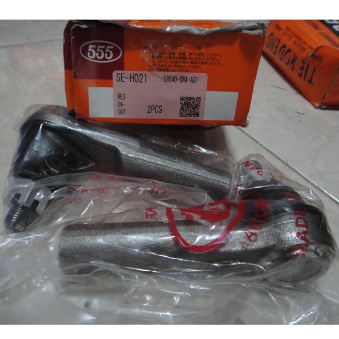 SPAREPART OTOMOTIF- Tie Rod End Honda New CRV 2008 555 Japan -KOMPONEN AKSESORIS