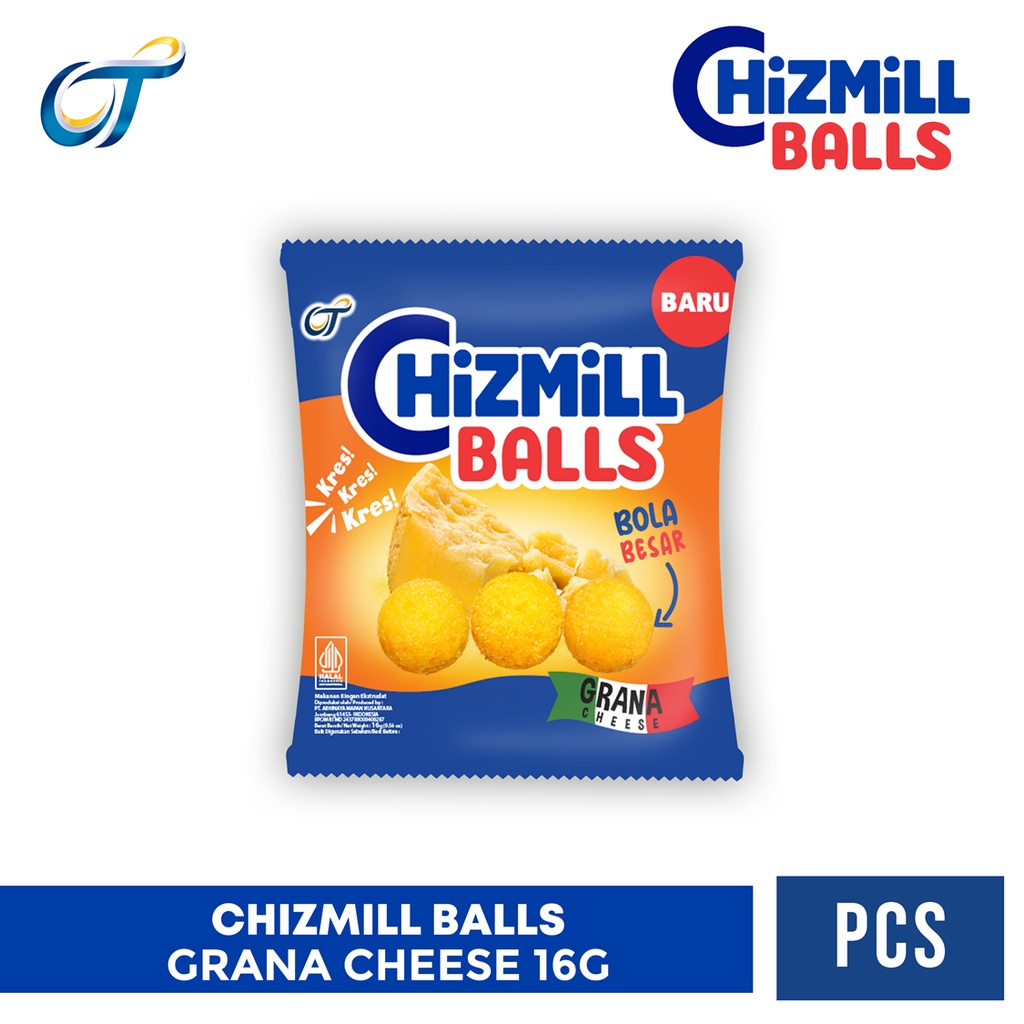 

Chizmill Balls Grana Cheese 16GR - [1 Pcs]