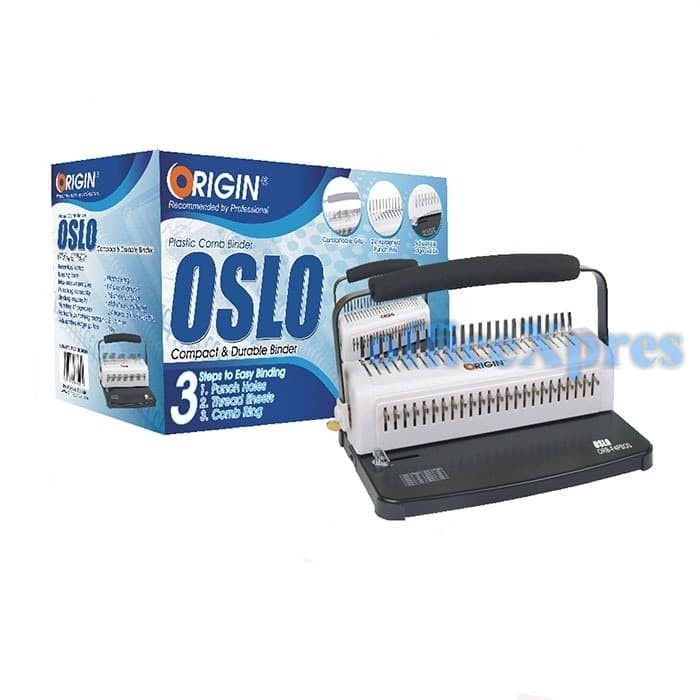 

Mesin Jilid Spiral Plastik F4 Folio / Mesin BInding OSLO 3:1 Origin