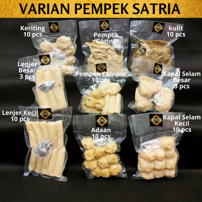 

✨Ready Stok✨ - Pempek Satria Palembang Kapal Selam Kecil isi 10 pcs Jakarta