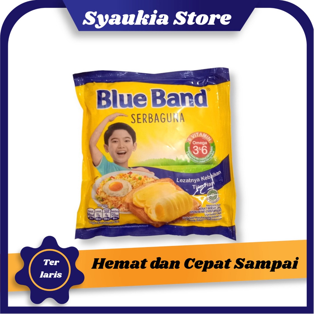 

Mentega Margarin Blue Band Serba Guna 200G - Serbaguna dan Cake and Cookie