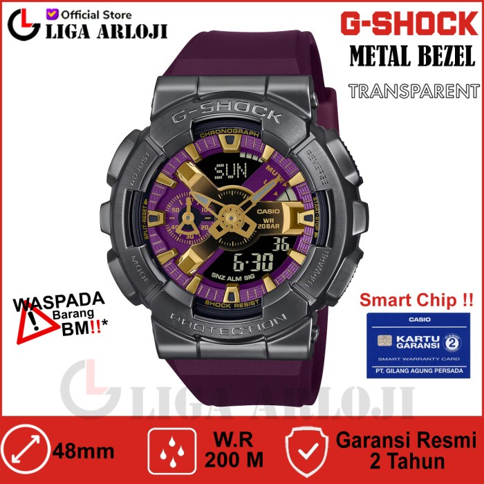 Casio G-Shock GM-110CL-6ADR Jam Tangan Pria GSHOCK GM110 GM-110CL-6A